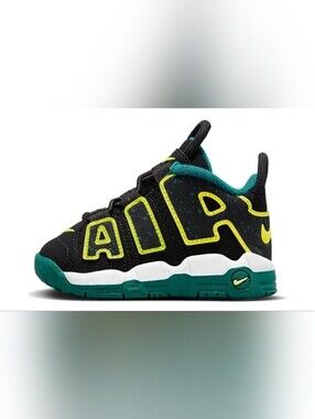 Nike (TD) Nike Air More Uptempo 'Black Volt Geode Teal' BABY'S Size 6c